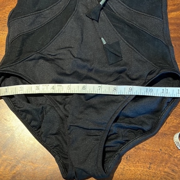 NWT $180 SEAFOLLY DD CUP BLACK GODDESS ONE PIECE SWIMSUIT - Picture 10 of 12